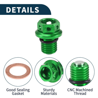 M12x1.5 Magnetic Oil Drain Plug for Universal Applications