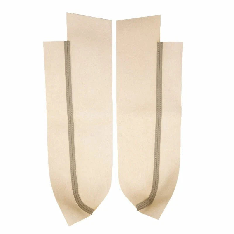 Door Armrest Cover Front Panels Beige 1 pair for Car