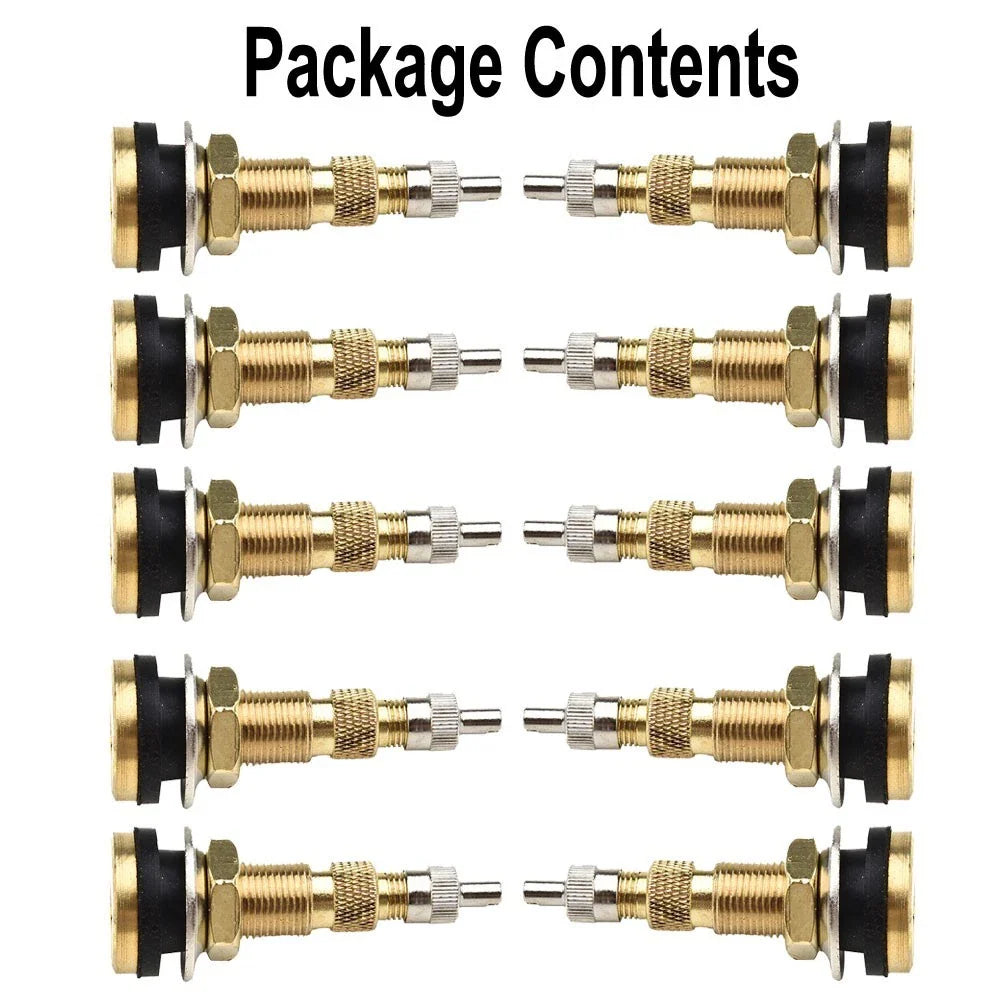 10pcs / Tractor / Air Tubeless Tire Valve Stems Wheel Rim for TR618A