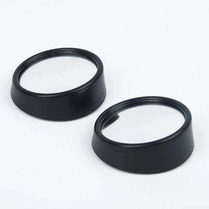 Blind Spot Mirror 5.5x2cm Wide Angle Rotation Adjustable Rear View