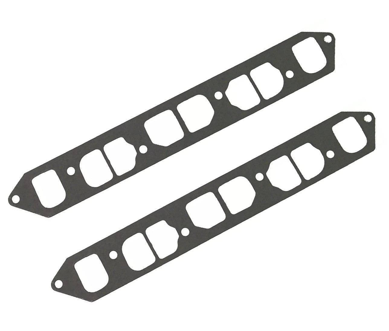 Set of 2 Exhaust Manifold Gaskets for Mercruiser 4 Cyl 2.5L 3.0L
