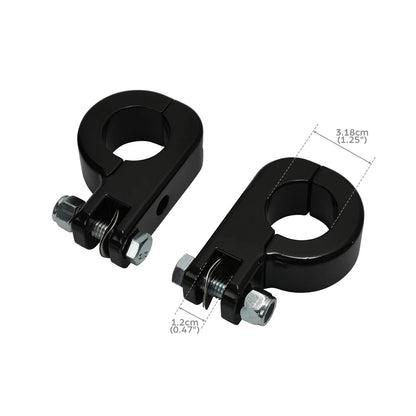 1 1/4" Foot Pegs for Harley Kawasaki Engine Guard Crash Bar