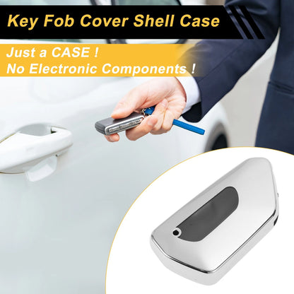TPU Car Key Case for VW Golf 8 (2020–Present) - Silver Tone, 3 Buttons