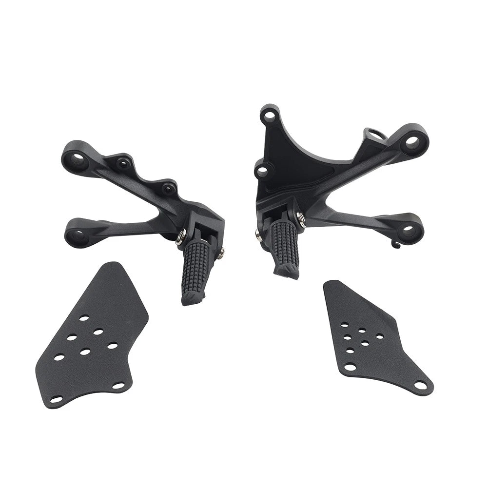Front Driver Footpeg Footrest Bracket Kit for Kawasaki Ninja ZX6R ZX636 (2009–2024)