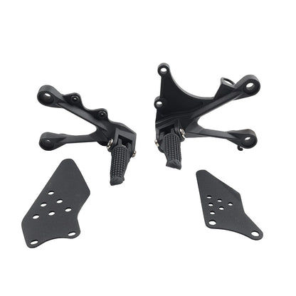 Front Driver Footpeg Footrest Bracket Kit for Kawasaki Ninja ZX6R ZX636 (2009–2024)