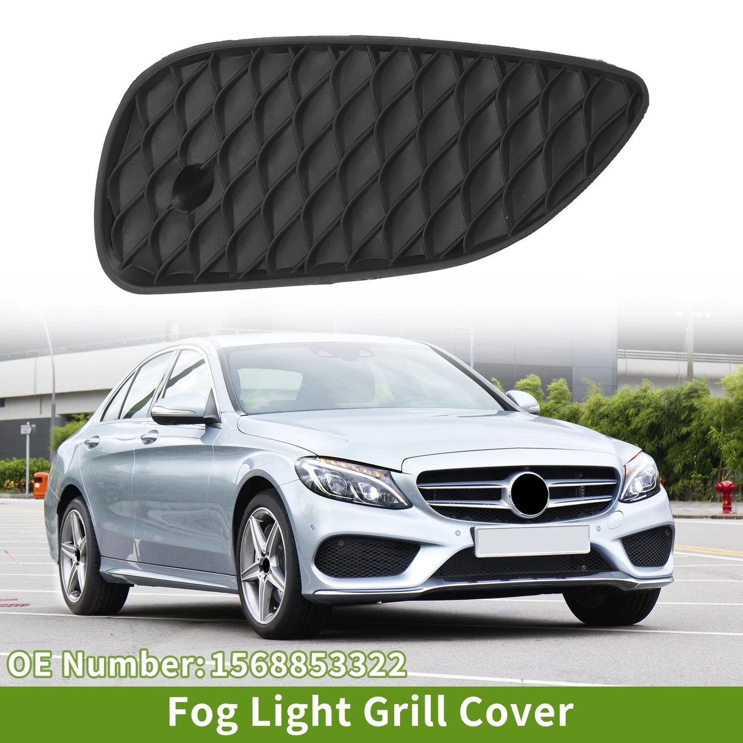 1 Pc Fog Light Grill for Mercedes Benz GLA250 (2015–2017) No. 1568853322
