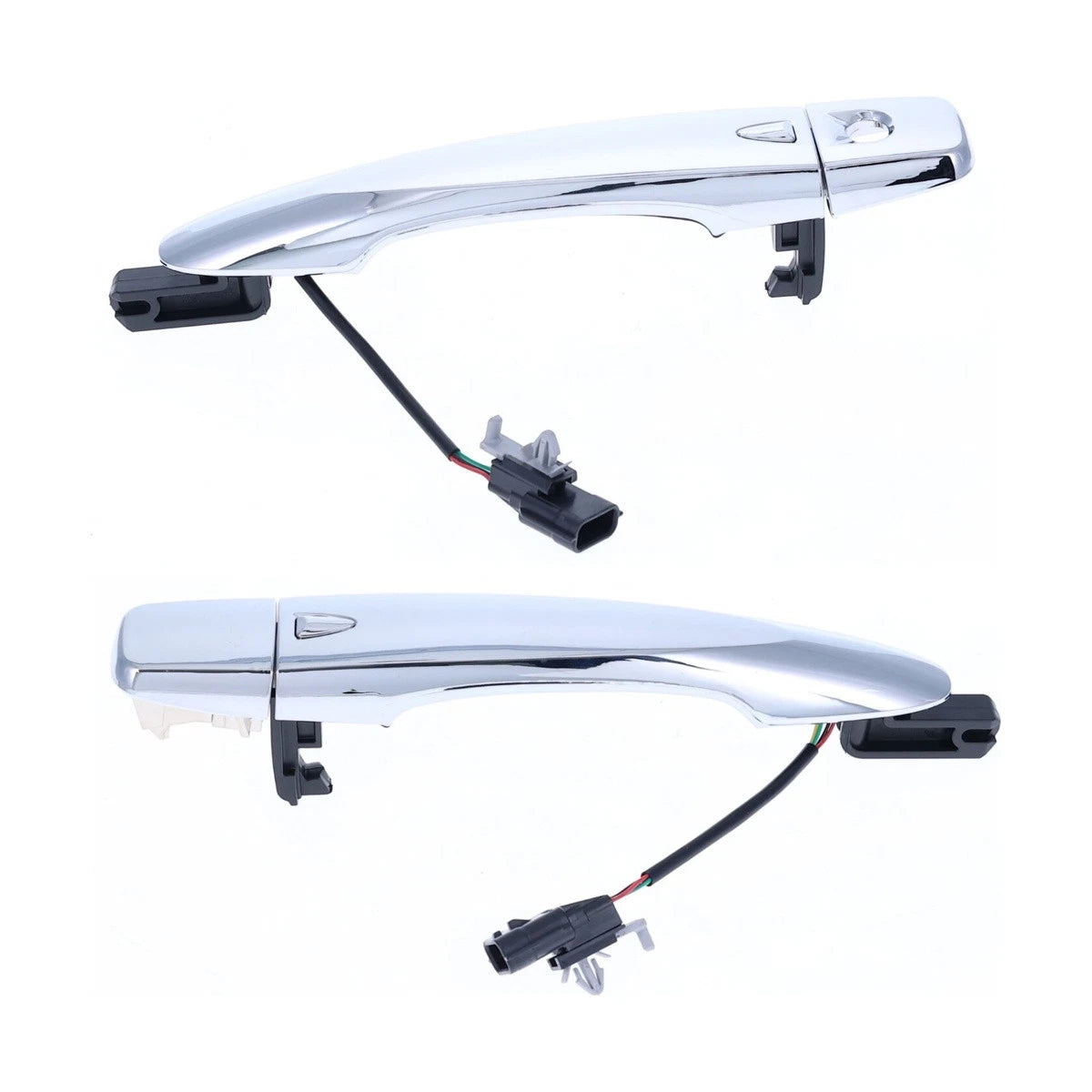 Set of 2 Chrome Keyless Door Handles for Nissan Qashqai (2014–2021)