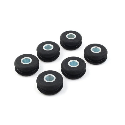 6 x Black Gas Tank Mounts for Harley Softail FXWG
