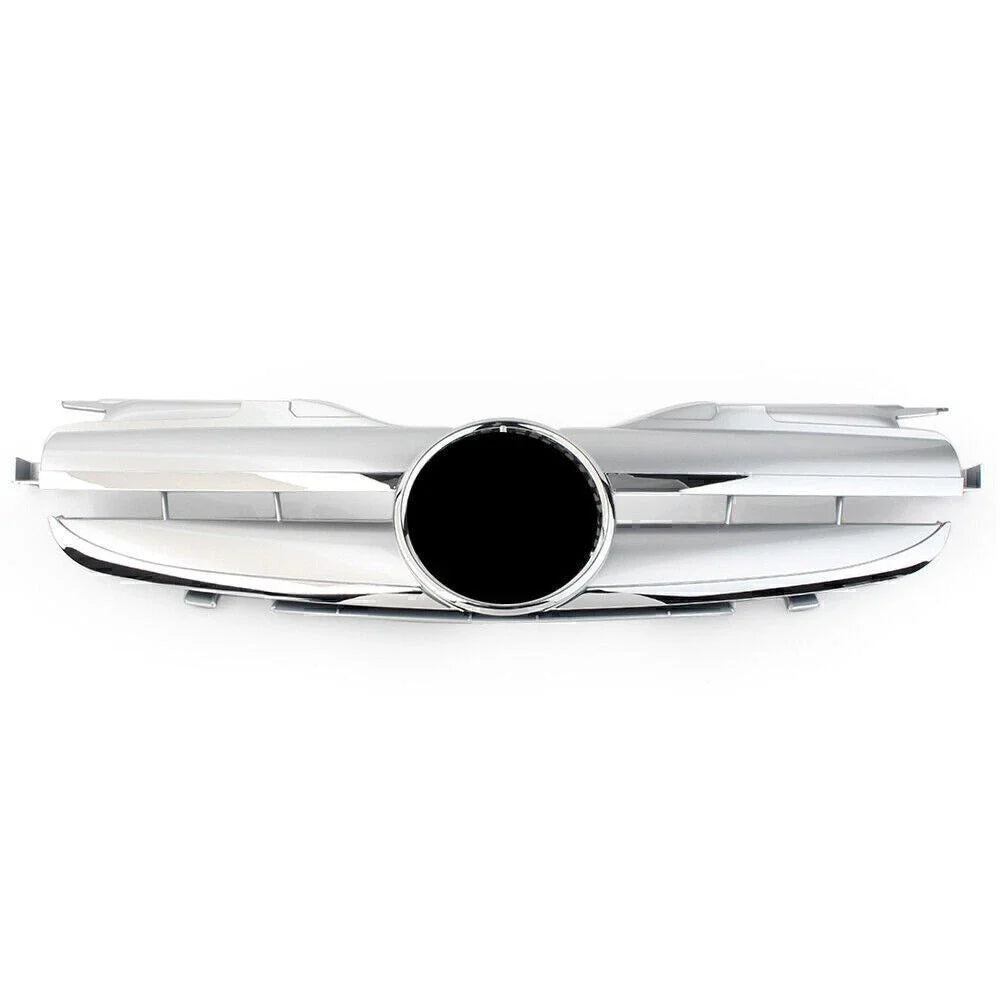 Front Upper Grill Silver for Mercedes Benz SLK Class (1998-2004)