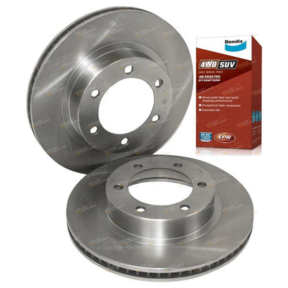 2 Front Disc Rotors + Brake Pads for FJ Cruiser (2010–2013)