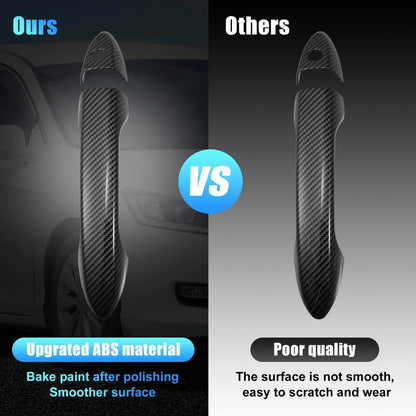Door Handle Covers for Honda Accord & Honda Pilot - Carbon Fiber Pattern