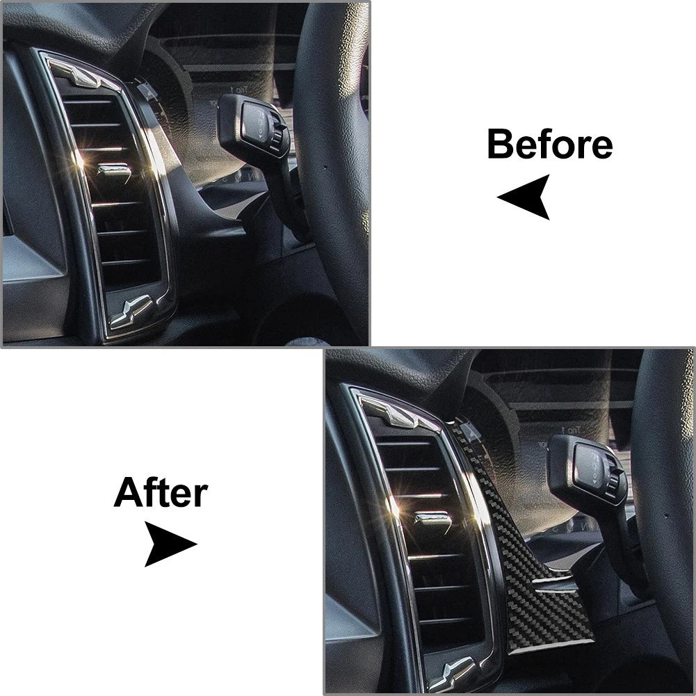 Carbon Fiber Speedometer Side Cover Trim for Ford Ranger Sport (2015–2022)