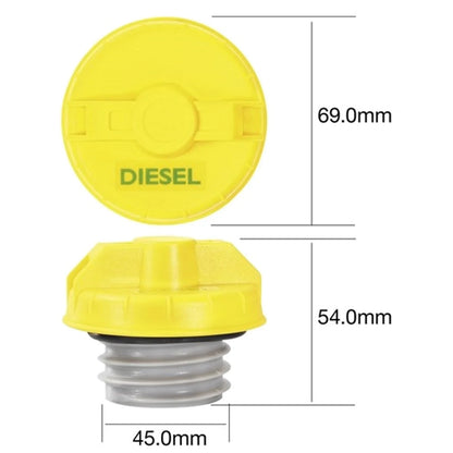 Plastic Diesel Fuel Cap for Mazda BT-50 UP UR 5-cyl P5AT 3.2L (2011-2019)