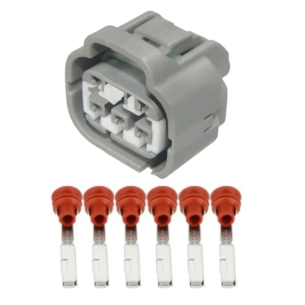 6 x Pins Waterproof Headlight Wiring Cable Harness Plug