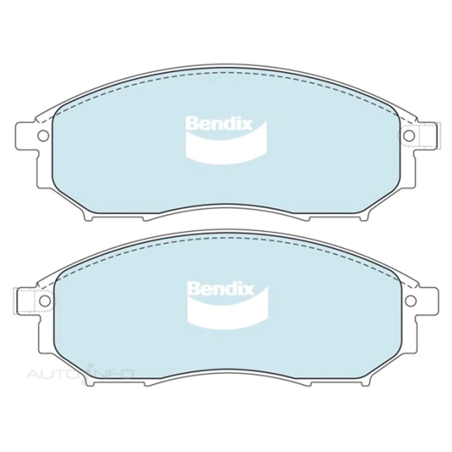 GCT Front Disc Brake Pad Set for Nissan Pathfinder R51 (2011-2013)