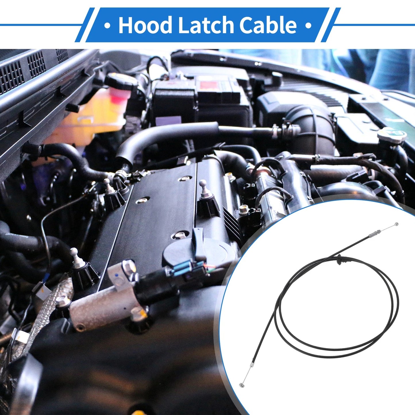 Hood Release Cable No. 536300D120 for Toyota Yaris (2008–2011)
