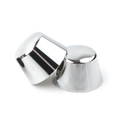 Chrome Front Axle Cap Nut Covers for Harley Sportster Dyna Road Glide