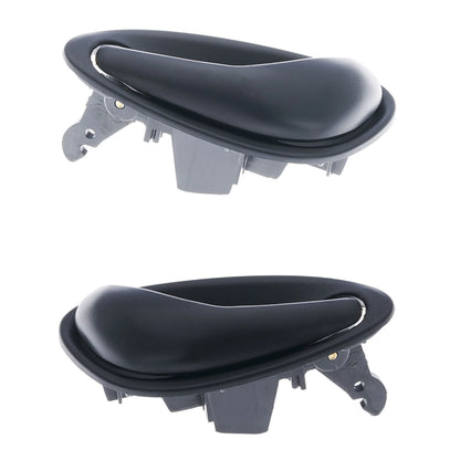 2 pc Set Front Door Handle Inner Black for Holden Commodore (1997–2007)