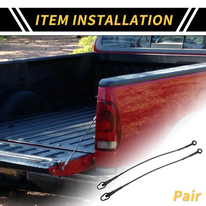 1 Pair Tailgate Cables for Ford F-150 F-250 F-350 (1997–2023)