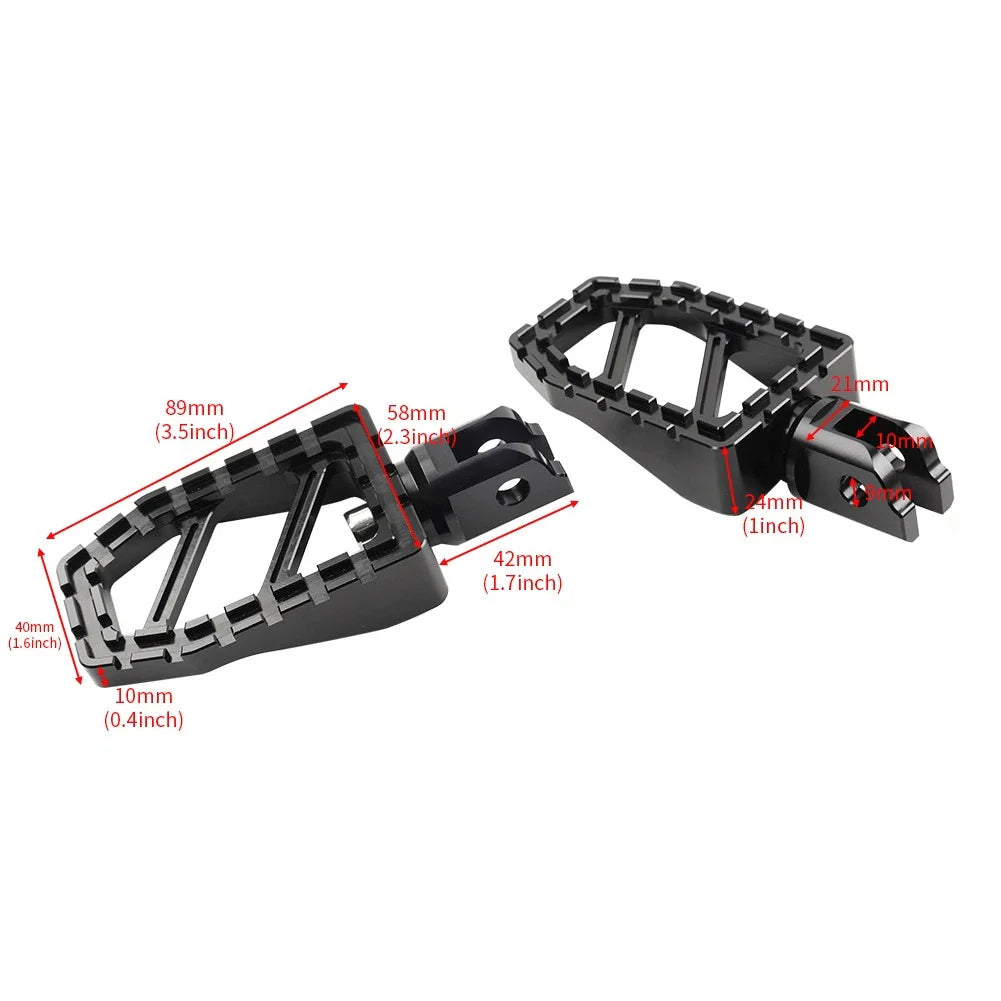 CNC Front Foot Pegs for Harley Softail Fat Boy Low Rider (2018-2023)