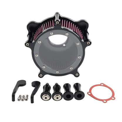 Air Cleaner Intake Filter Kit for Harley Dyna Softail Fat Boy Electra Glide (2000–2023)
