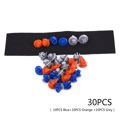 30pcs Car Door Trim Moulding Panel Clips for Toyota RAV4 4Runner FJ Cruiser