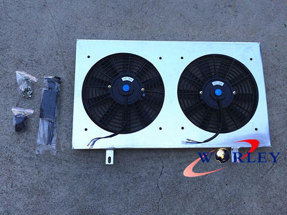 Aluminum Radiator Fan Shroud with Fans for Nissan Skyline R32 (1989–1994)