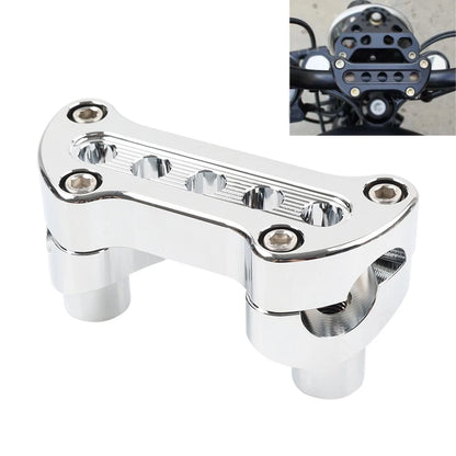 2.0" Tall CNC Handlebar Riser Clamps for Harley Dyna Softail Road King (–)