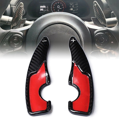 2pcs Steering Wheel Shift Paddle Extension Carbon Fiber for Toyota GT86 (2012–2020)
