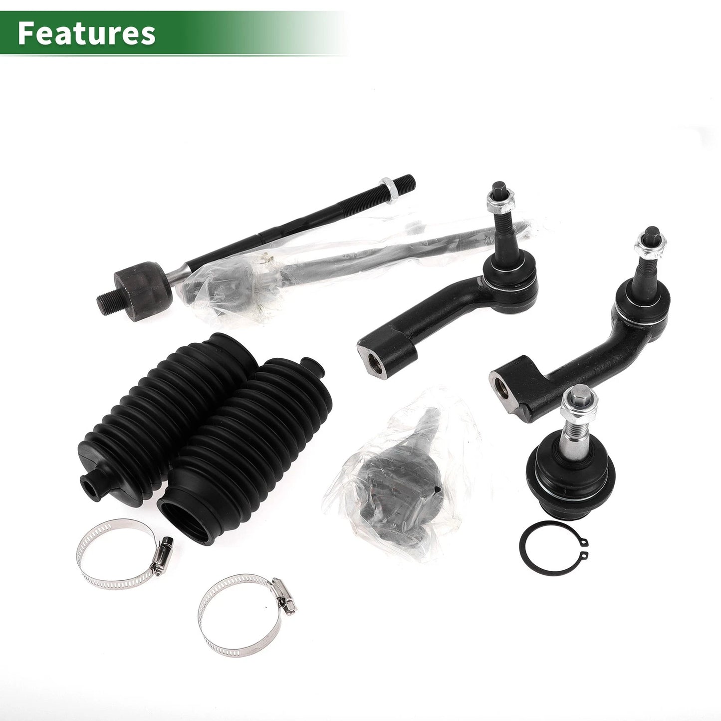 8pcs Front Suspension Kit Tie Rod End Lower Ball Joint for Chevrolet Aveo5 (2006–2011)