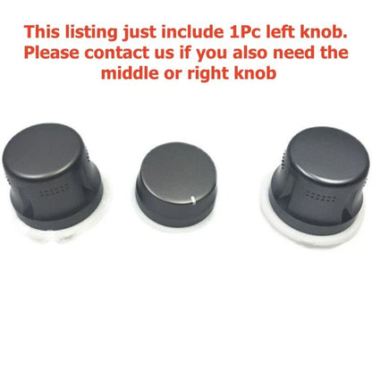 1x Air Conditioning Left Control Knob Cover for Toyota Highlander (2008–2013)