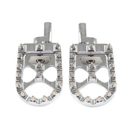 MX Style Foot Pegs for Harley Sportster XL1200 883 Chrome (2004-2023)
