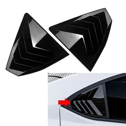Glossy Black Rear Window Louver Cover Trim for Subaru WRX STI (2022-2025)
