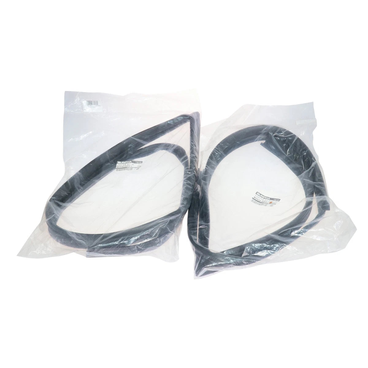 Set of 2 Front Door Glass Run Rubber Seals for Nissan Sentra B13 (1995–1999)