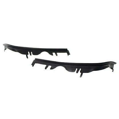Pair ABS Black Front Upper Headlight Gaskets for BMW 5 Series E39 (1997-2003)