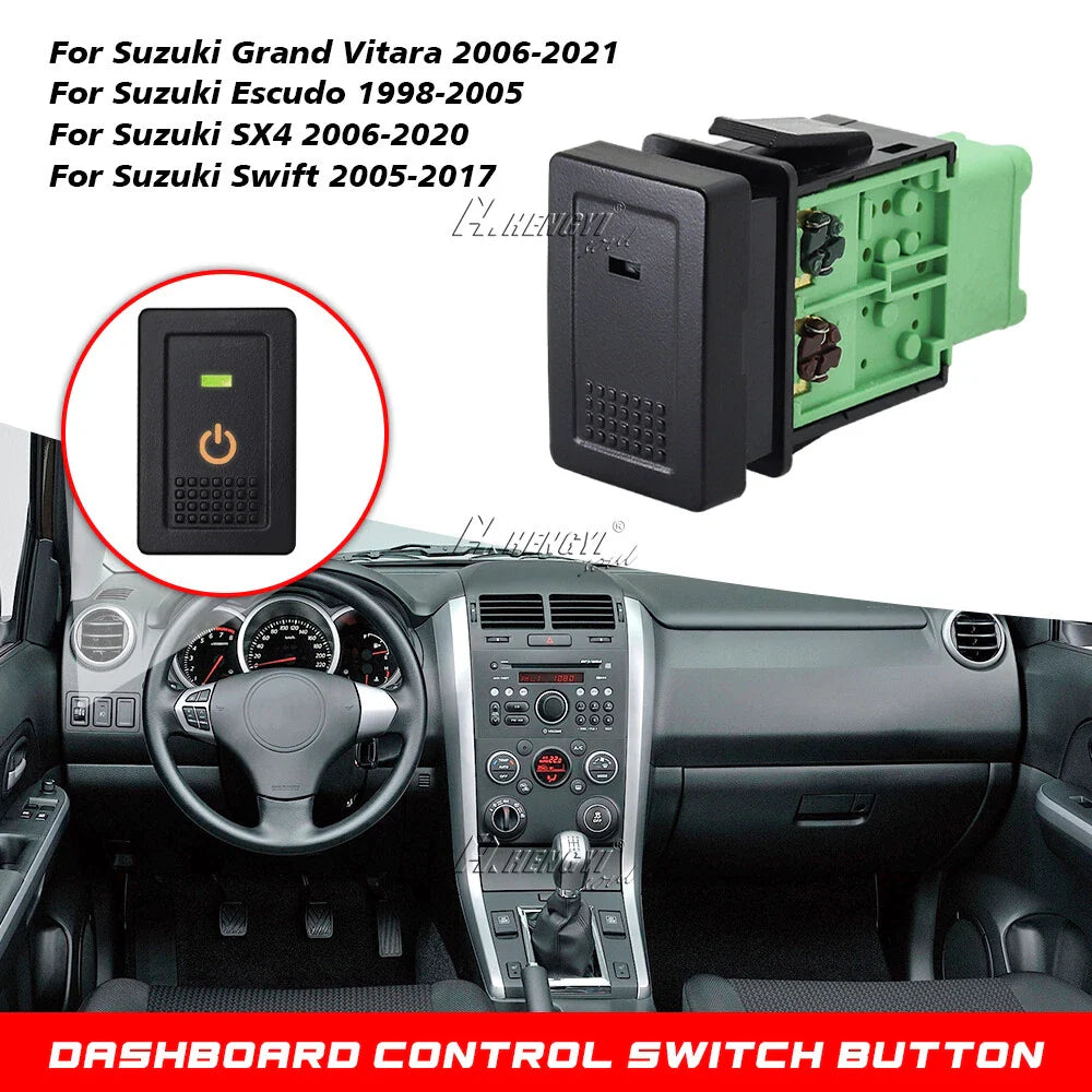 Dashboard Control Switch Button BLANK LED for Suzuki SX4 Swift Grand Vitara