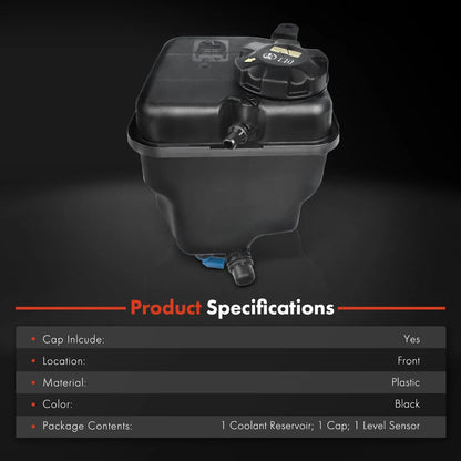 Engine Coolant Reservoir Tank w/ Cap for BMW X1 E84 E90/E92/E93 335i (2011–2013)