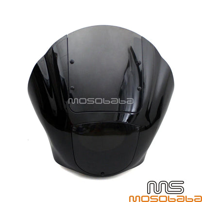 Headlight Fairing Windshield w/ 42-50mm Mount Clamp for Harley XL