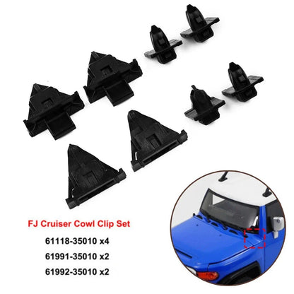 Cowl Clip Black Fender for TOYOTA FJ Cruiser (2007–2014)
