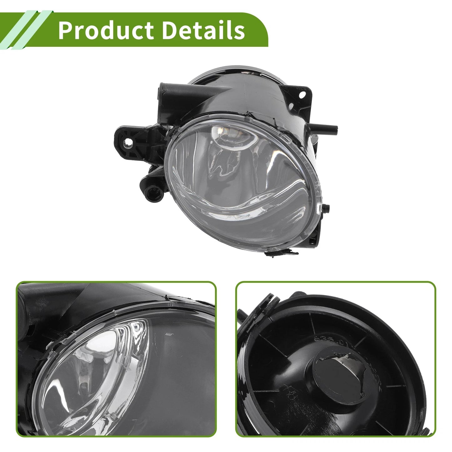 1 Pc Right Fog Light Grill for Volvo S80 (2007–2013) No. 31213102 Clear