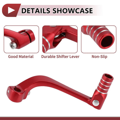 Folding Gear Shifter Lever for Honda CRF110F (2013–2018) Red