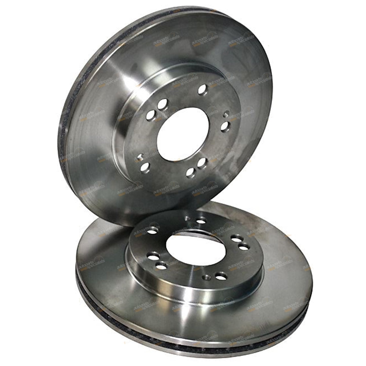 2 Front Disc Brake Rotors for Holden Barina (2001–2006)