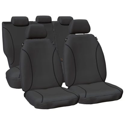 Seat Covers / Front & Rear / Canvas for Hilux GGN15 GGN25 (2005-2015)