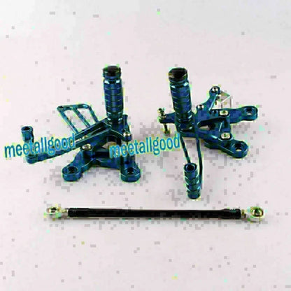 Adjustable Rearset Footpegs for Honda CBR900 (1993-1999) Blue