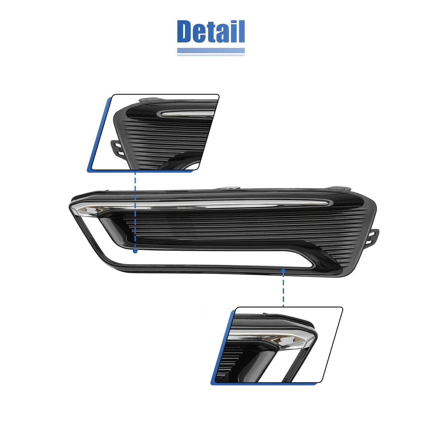 Fog Light Grille Cover for Chevy Impala (2006-2013)