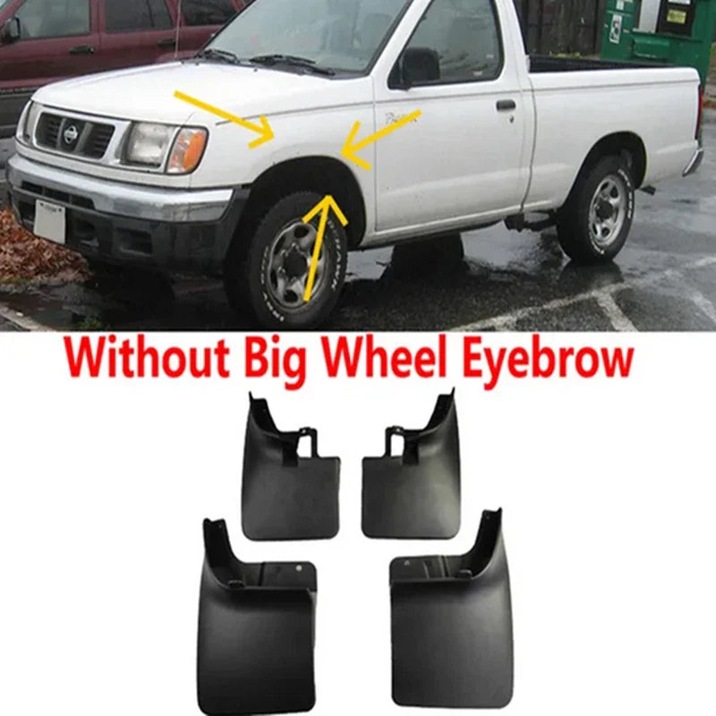 Mud Splash Guards Mudguards for Nissan Navara D22 Datsun NP300 (1998–2014)