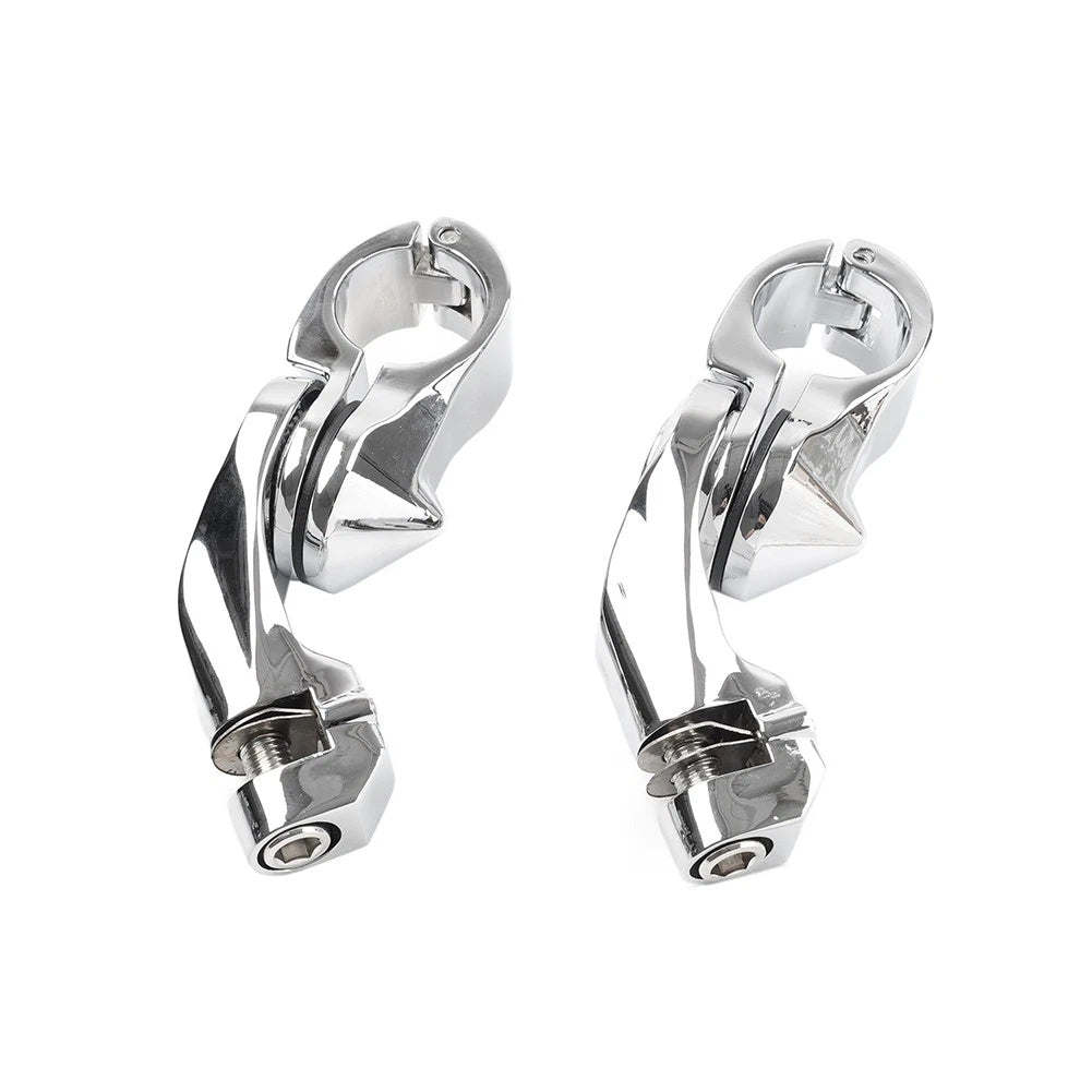 1-1/4 Highway Engine Guard Short Angled Foot Pegs for Harley Iron XL 883 (2011–2023)