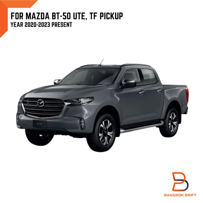 Glossy Black Front Grille Trim Emblem for Mazda BT-50 (2020-2024)