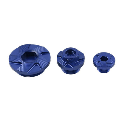 Set of 4 Timing Oil Filter Plugs Screws for Kawasaki KX250/450 KLX450R