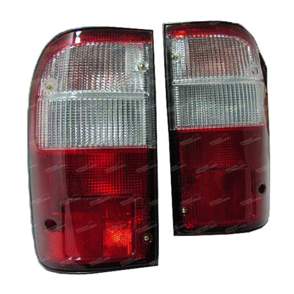 Clear Tail Lights Pair for Toyota Hilux Ute (1997–2005)